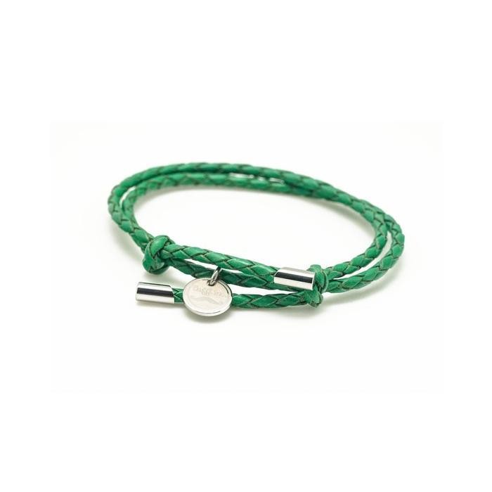 Tgs Milan Green - Baffi Inc Bracelet Gelang Kulit Pria Wanita
