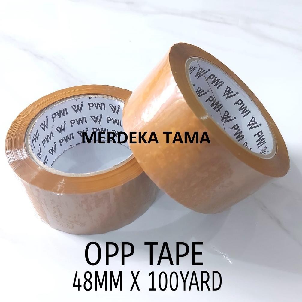 

Rd1- Lakban Perekat Opp Tape Murah 48Mm X 100Yard Coklat