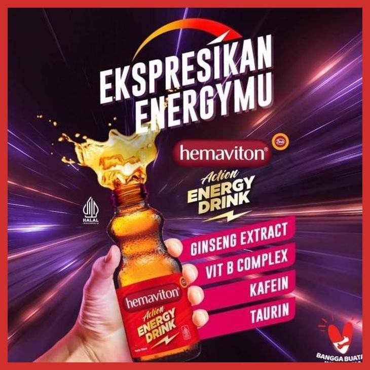 

AJMALL HEMAVITON ACTION ENERGY DRINK 150 ML PRIVASI AMAN