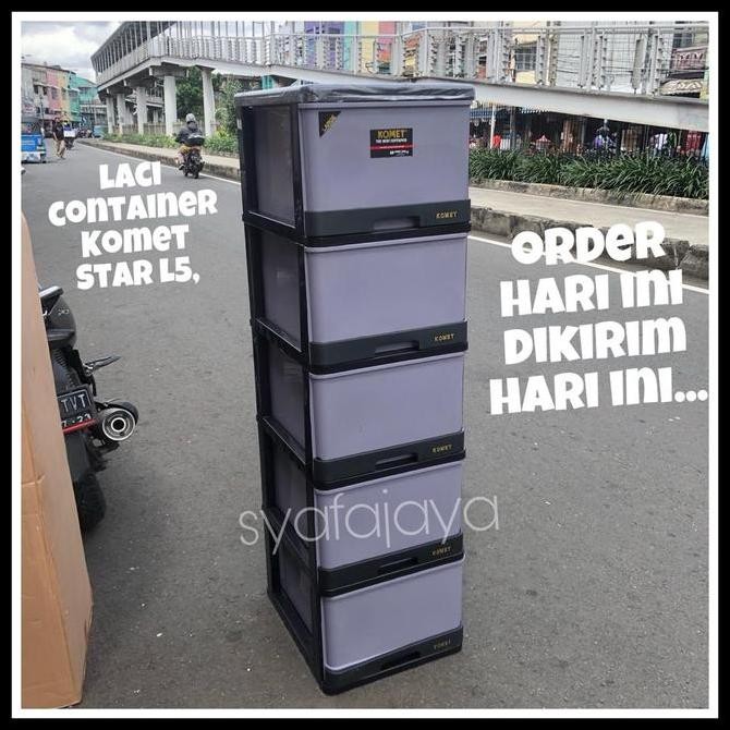 Laci Minimalis Lemari Laci Excel Komet Star Susun 3-4-5 / Container Excel