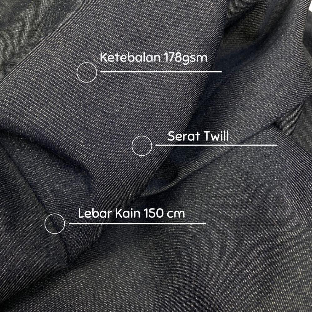 Terlaris 0.5 Meter Kain Denim bahan Jeans