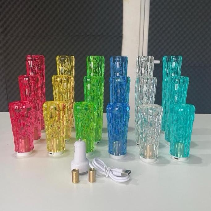 Knob Persneling Led Kristal Auto Nyala Untuk Mobil & Truk