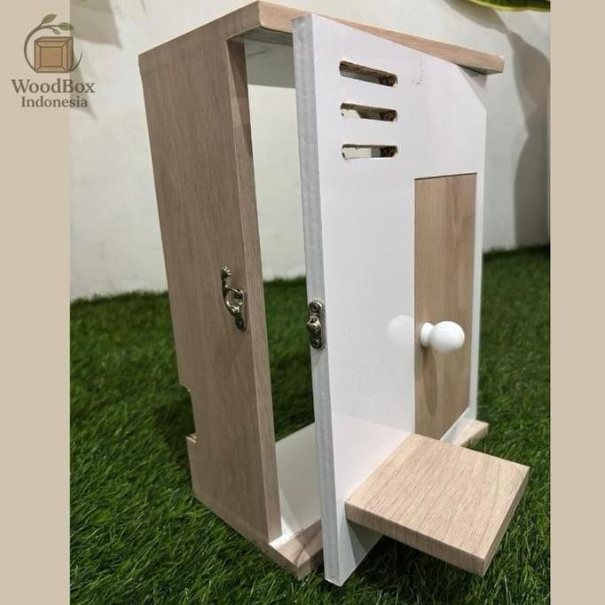 Kotak Meteran Listrik/ Box Meteran Listrik/ Boks/ Penutup Meteran Listrik Token Pulsa Kayu Minimalis