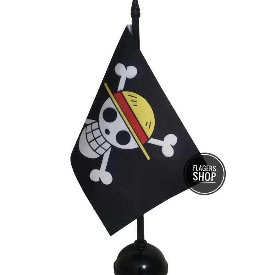 

Bendera Meja Anime One Piece Mugiwara Tiang Kayu