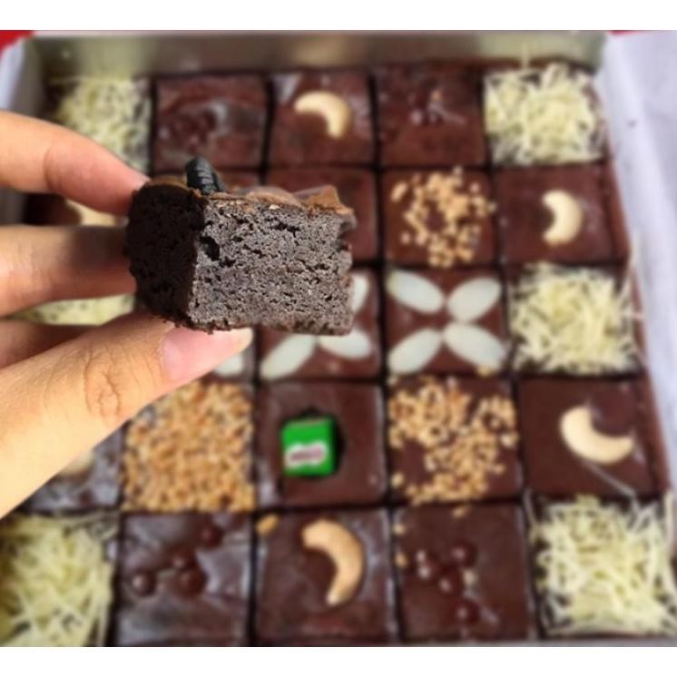 

Brownies Fudgy Dark 20X20 25 Pcs