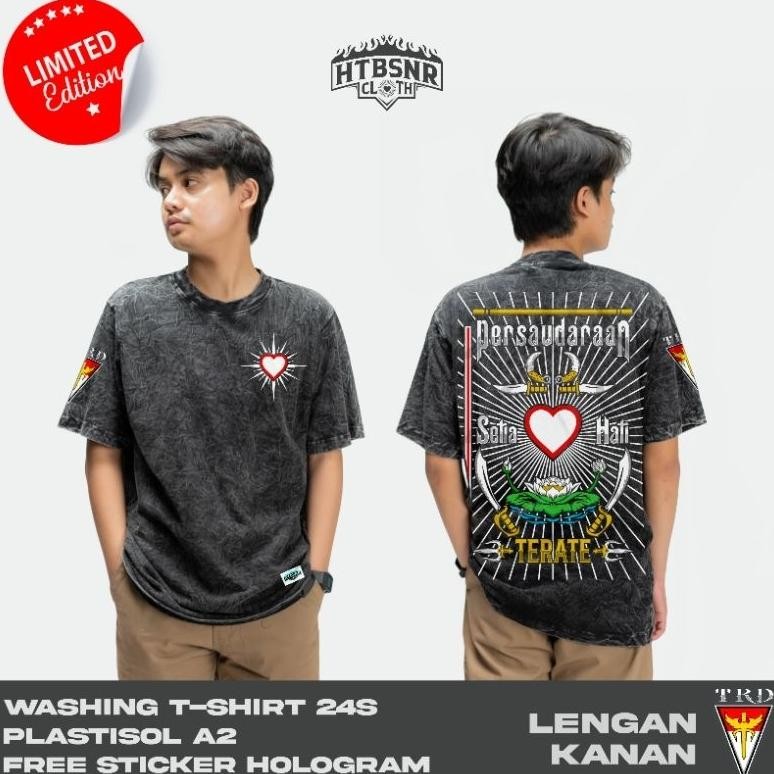 Promo Kaos Psht Bedge Sablon A2 Full Punggung Plastisol Hatibersinarcloth