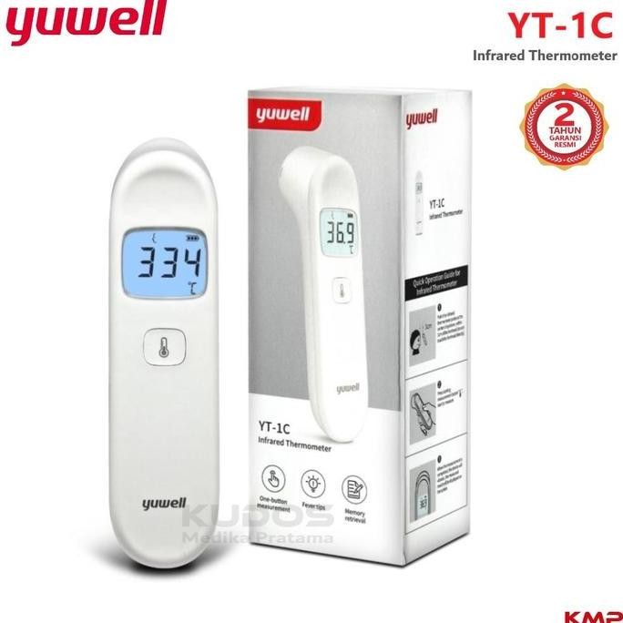 Terbaru Yuwell Yt-1C Termometer Infrared Non Kontak - Thermometer Yt1C