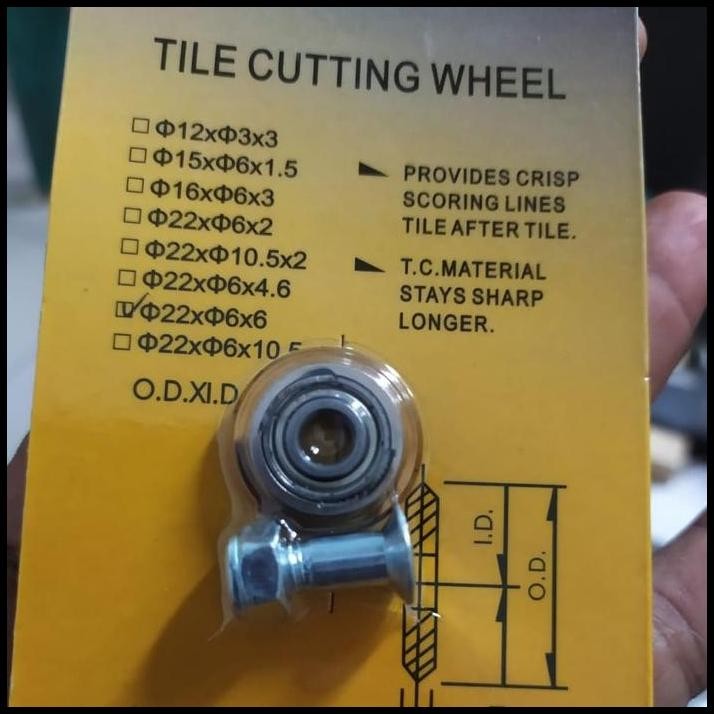 Mata pisau-potong keramik Geranit MULLER