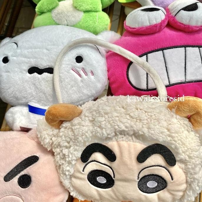 Sling Bag Sinchan Shinchan Buri Buri Zaemon Shiro Chocobi Koalatas Selempang Bulu Unik Lucu Gift Had
