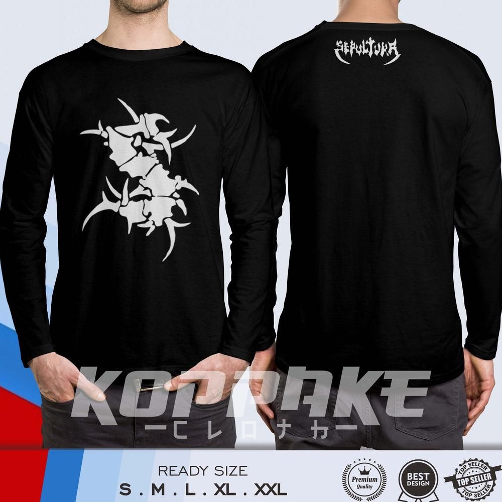 Promo Kaos Band Sepultura Lengan Panjang Baju Musik
