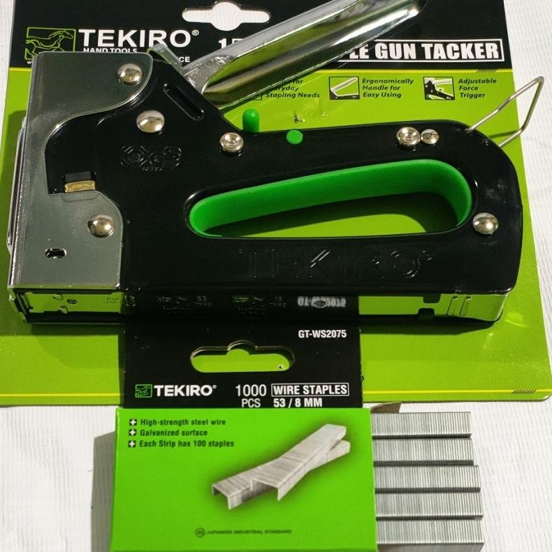 

Tekiro Staples 3In1 Dan Refill Isi Staples 8 Mm Staples Jok Dekorasi Dll Tekiro