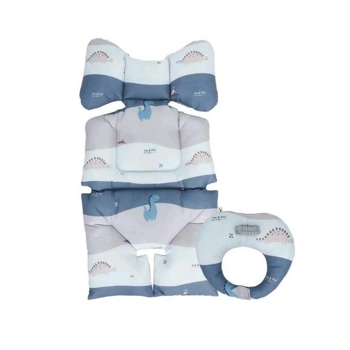 [Free Bantal Dot] Vee&Mee Alas Stroller Bayi Anti Bakteri | Alas  Bouncer Ayunan Bayi | Alas Duduk B