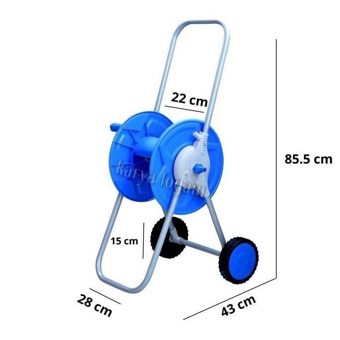 Gulungan Selang Plus Roda 30 Meter Sellery U.S.A. Hose Reel HT'