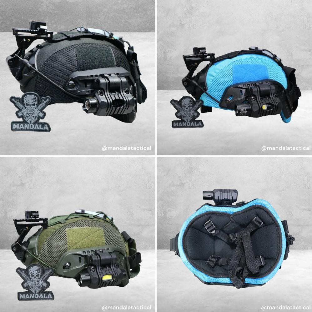 Helem Kevlar Level IIIA / Helm Tactical / Helmet Tactical Full Gear Set