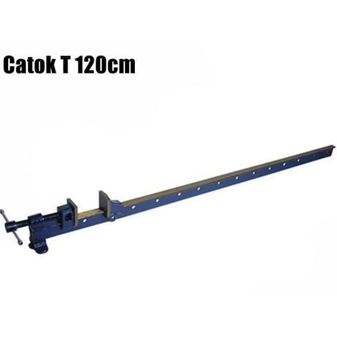 Catok T 120 Cm - Heavy Duty T Bar Sash Clamp 4 Feet