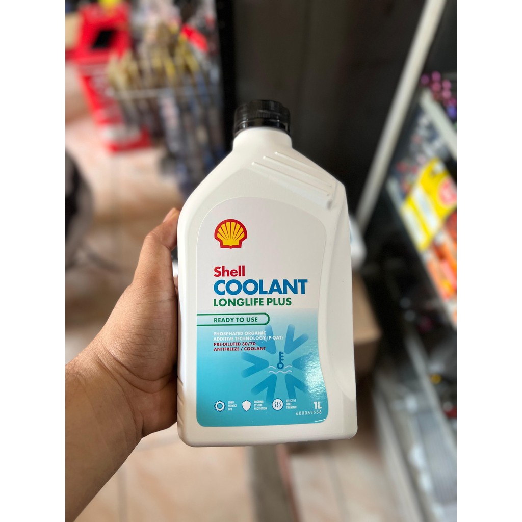 Air Radiator Coolant Shell Longlife Plus 1 Liter - Pendingin Mesin Motor & Mobil