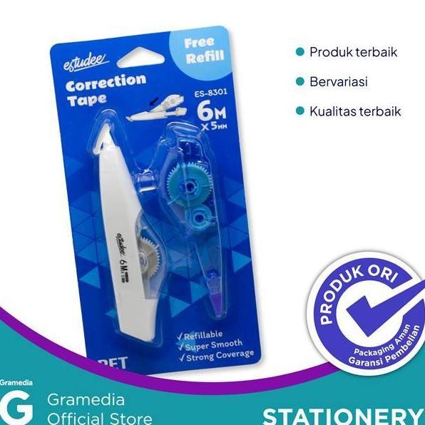 

Gramedia Karawaci Estudee Correction Tape Refill White Es8301
