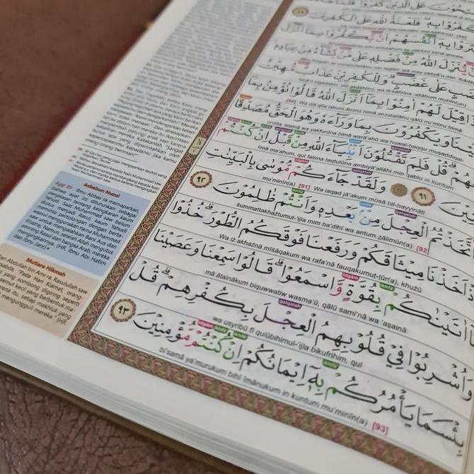 

Al Quran Al Karim Tajwid Terjemah Latin Per Ayat A5 ORIGINAL FREE KALAM Alquran Mushaf CS