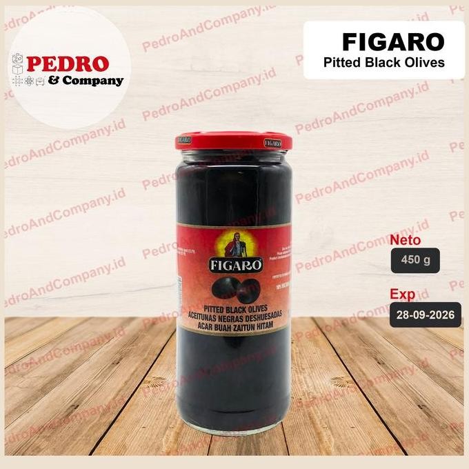 

Promo Figaro Pitted Black Olives 450 Gram | Zaitun Hitam Tanpa Biji Toples Kaca
