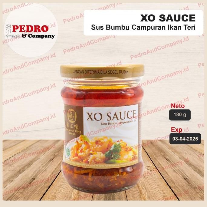 

Promo The Duck King XO Sauce 180 Gram | Saus XO Premium Campuran Ikan Teri & Seafood