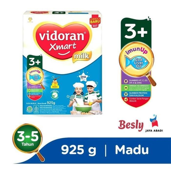 

Ls Vidoran Xmart Milk 3+ Madu, 925Gr