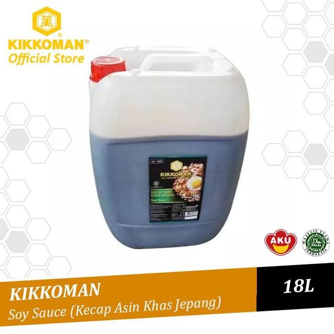 

Promo Kikkoman Shoyu Halal Jerigen 18L - Kecap Asin Jepang Kemasan Jumbo