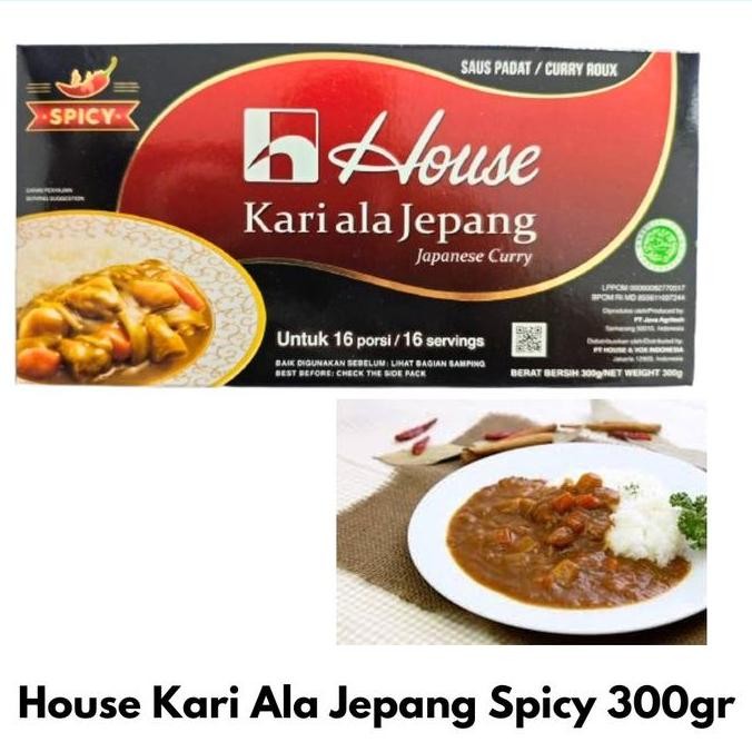 

Promo House Japanese Curry Spicy 300gr | Bumbu Kari Jepang Pedas HALAL