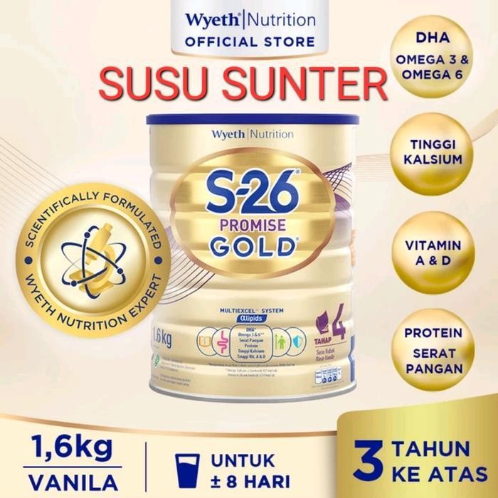 

Ls S 26 Promise Gold Tahap 4 1600 Gram/1600Gr/1,6Kg/S26