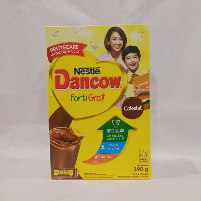 

Ls Susu Dancow Fortigro Instant Coklat, 400Gr