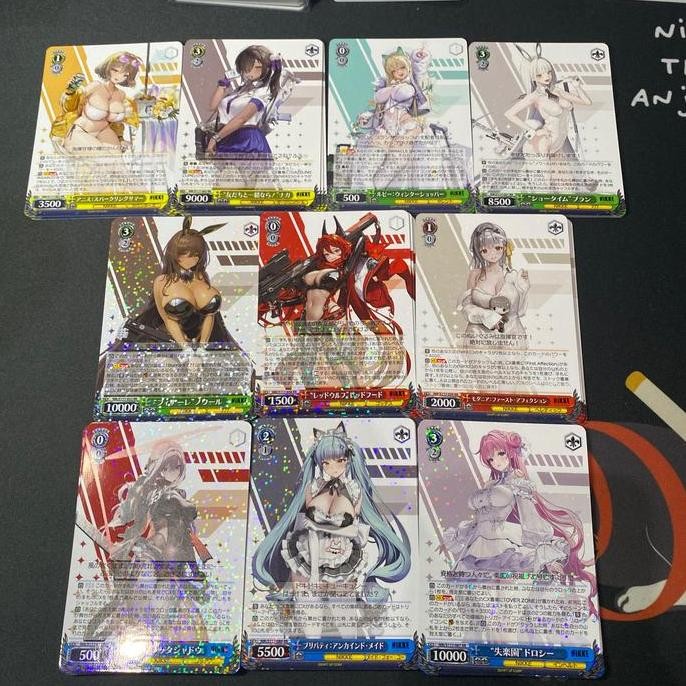 Kartu WS TCG JP NIKKE Goddess Of Victory RR - Anis / Naga / Rupee / Blanc / Noir Bunny / Red Hood / 