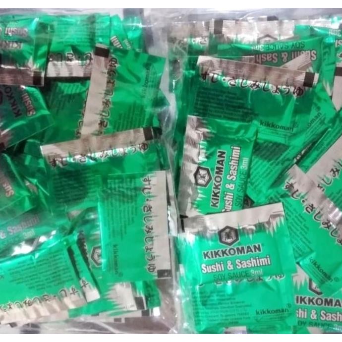 

Promo Kikkoman Soy Sauce Sachet Sushi Sashimi 5ml Isi 100 pcs