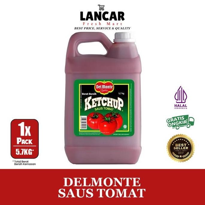 

Promo Delmonte Saus Tomat Galon 5,7Kg - Saus Tomat Segar untuk Masakan