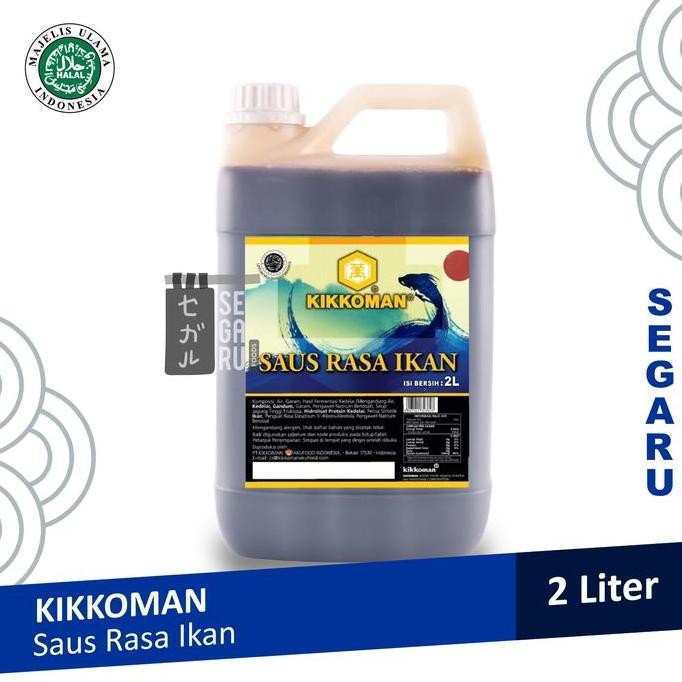 

Promo Kikkoman Fish Sauce Halal 2L - Saus Kecap Ikan Jerigen
