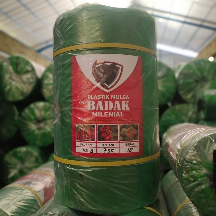 AS plastik mulsa hitam perak berat 18kg top quality