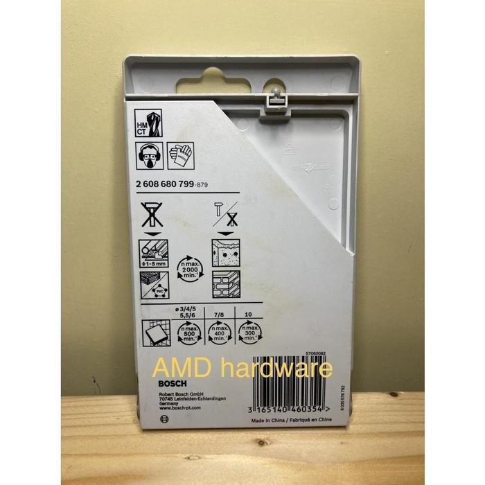 MPS MATA BOR MULTIPURPOSE SET 8 pcs BOSCH ORIGINAL TEMBOK BESI KAYU BETON