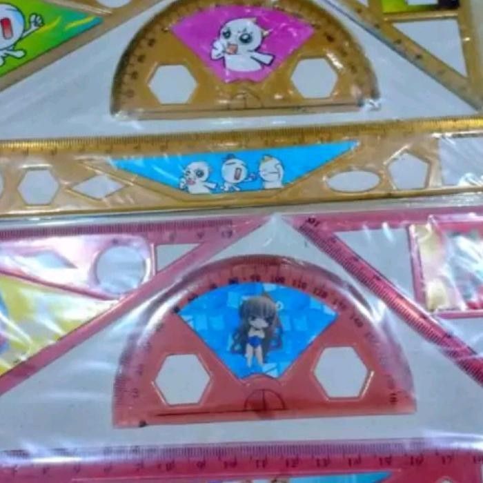 

MPS Penggaris Set isi 4 PCS Kualitas HK / Penggaris Busur Siku-Siku Segitiga / Jidar Satu Set 4 PCS / Ruller Set 4 in 1 Termurah / Penggaria Sekolah Isi 4 PCS / Jidar Murah isi 4 pcs / Penggaris Imfort satu Set 4 Pcs