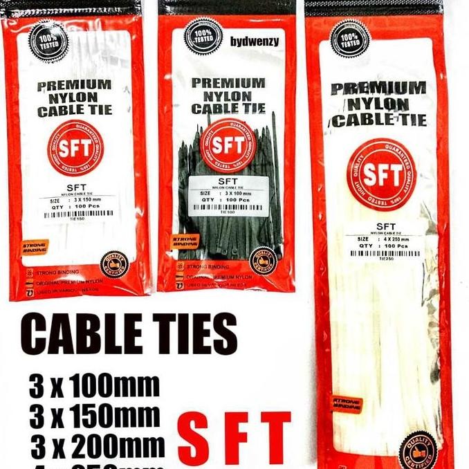 

BEBAS ONGKIR - kabel ties SFT/x0cm/cm/20cm / 4x2cm/0cm/ PREMIUM NYLON CABLE TIE