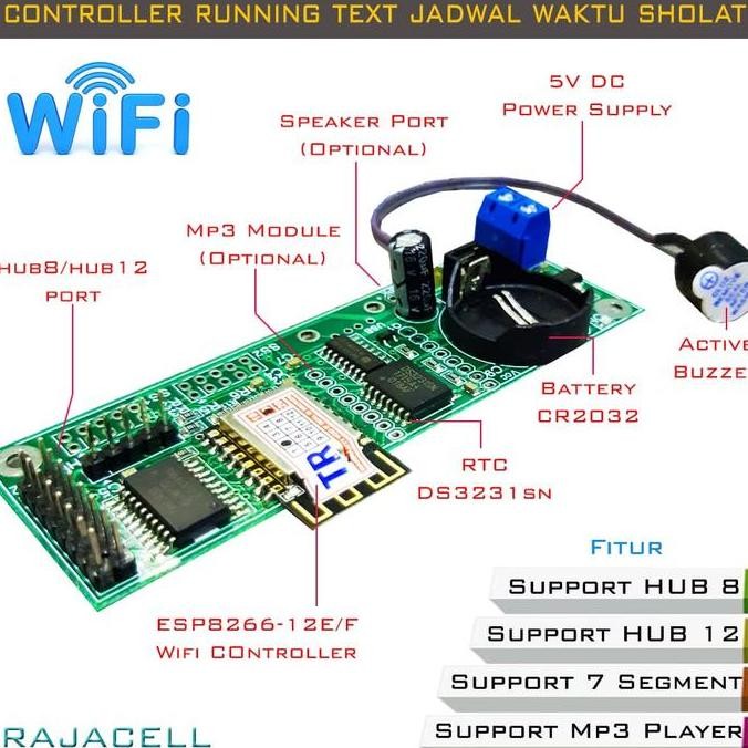 Terlaris Controller Running Text Jws Wifi Jadwal Sholat Abadi Videotron Masjid