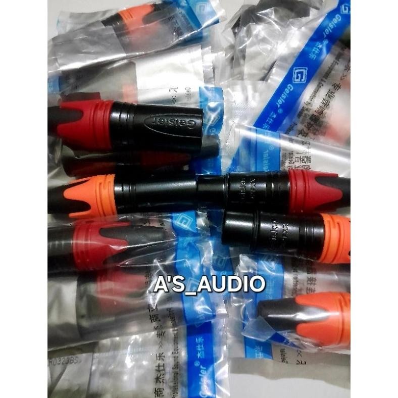 JACK CANON MALE/FAMALE CANON XLR GEISLER 1SETJACK CANON MALE/SOCKET CANON XLR GEISLER aSt