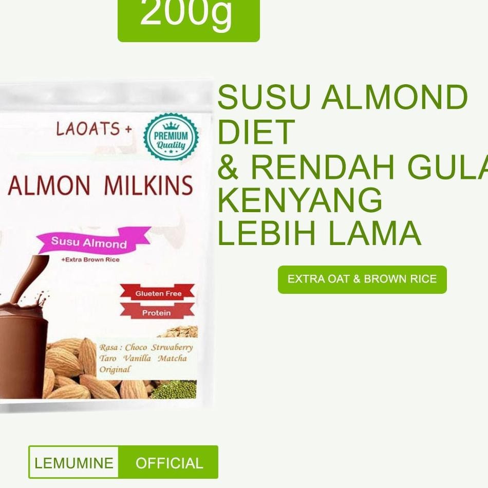 

Susu Almond Whey Protein Susu Rendah Lemak Sereal Pengganti Makan Susu Slim Fit Penurun Berat Badan Badan Susu Kedelai Almond Bebas Gula Laoats Non Sugar
