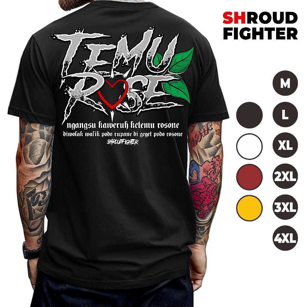Promo Kaos Temu Rose Temu Rosone Psht Setia Hati Terate Menyala Catoon