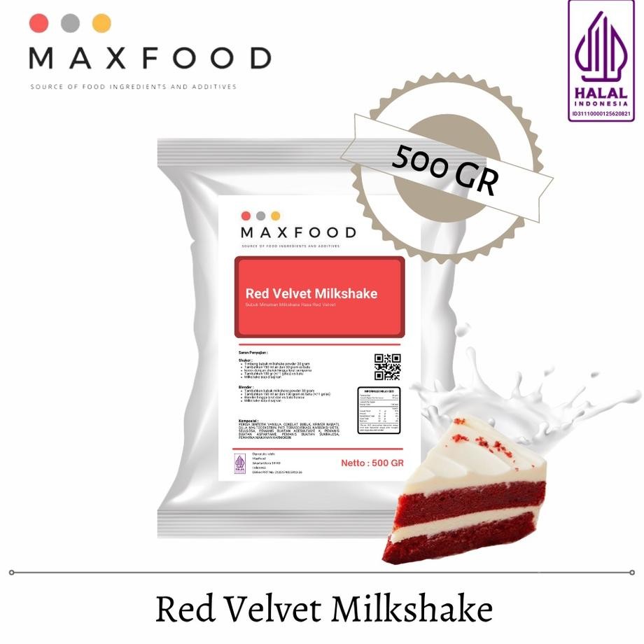 

Maxfood Red Veet Milkshake Bubuk Minuman Milkshake Rasa Red Veet Gram