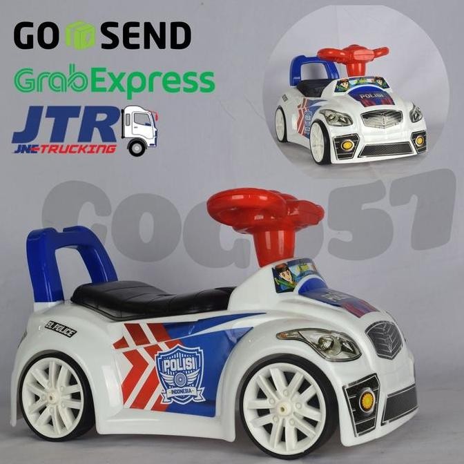 SG TOYS SL 200 P Mainan Anak Mobil Polisi Duduk Dorong Ride on SL200P