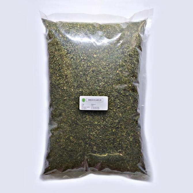 

Diskon! Parsley Flake Kering 1Kg / Daun Peterseli Kering Asli Rempah Masakan