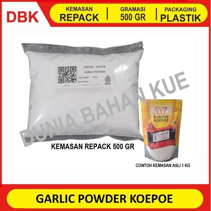 

Diskon! Bawang Putih Bubuk 500Gr | Garlic Powder Koepoe Kupu Food Grade
