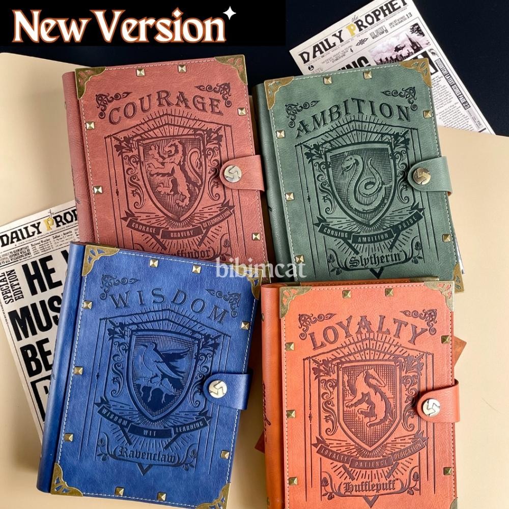 

Original (A5 Size) Binder Journal Set Hogwarts House Version / Agenda Notebook Pc Photocard My56