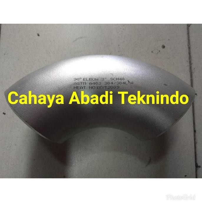Promo! Elbow Las Stainless Sch40 Ukuran 4"(Inch) Elbow Las Sch 40 Ss 304