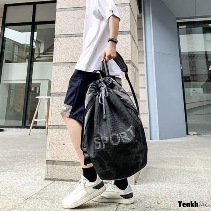 Tas Bola Basket Besar Bisa Isi 2 Bola Basket Tas Futsal Sepatu Olahraga Traveling Anti Air