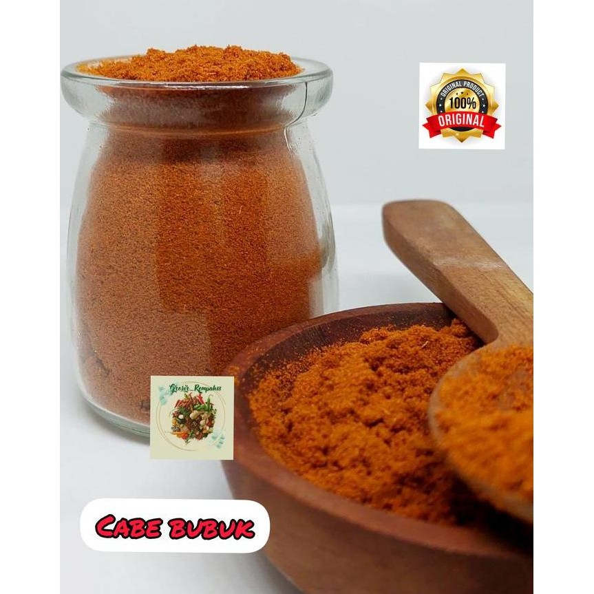 

Diskon! Cabe Bubuk Chili Powder Super 1Kg Pedas Ekstrim