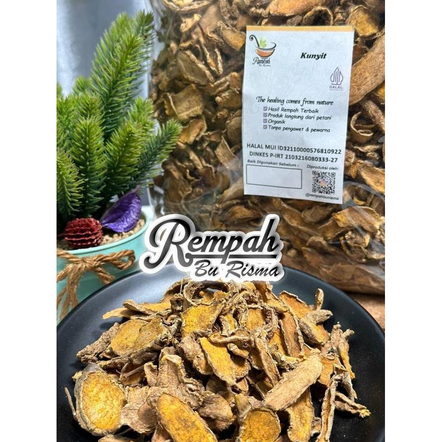 

Diskon! Kunyit Kuning Kering 1Kg - Kunir Rajang Herbal